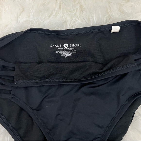 High wasted black bikini bottoms. - Picture 3 of 3